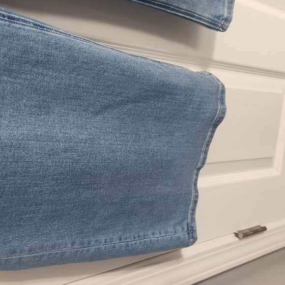 Quince Light Blue Flare & Wide Leg Jeans - Picture 7 of 12